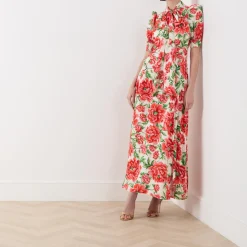 Sale Delilah Jacquard Dress Women Dresses