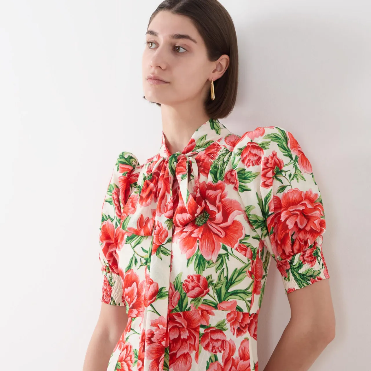 Sale Delilah Jacquard Dress Women Dresses