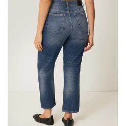 Hot Delmont High-Rise Cropped Tapered Jeans Women Denim