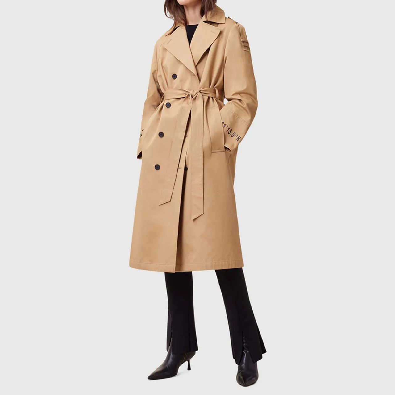 Best Demmi Oversized Trench Coat Women Coats & Jackets