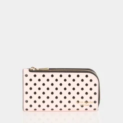 Clearance Devin Breezy Dot Small Slim Bifold Wallet Women Wallets