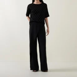 New Diamanté Fine-Knit Sweater Women Sweaters & Cardigans