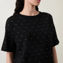 New Diamanté Fine-Knit Sweater Women Sweaters & Cardigans