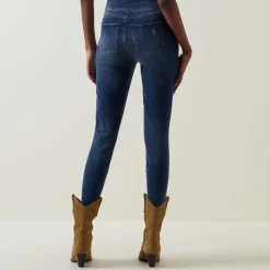 Clearance Distressed Denim Leggings Women Denim