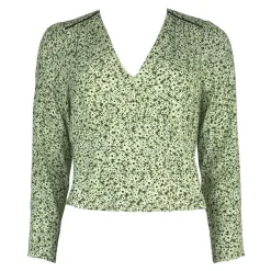 Discount Ditsy Floral Blouse Women Tops