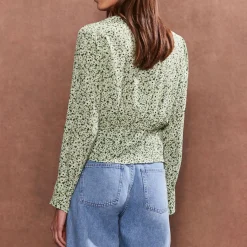 Discount Ditsy Floral Blouse Women Tops