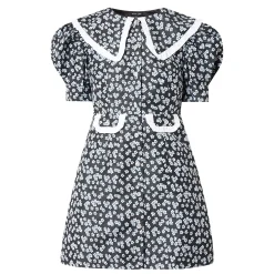 Ditsy Jacquard Mini Dress Women Dresses|Occasion Dressing