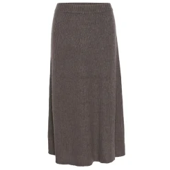 Ditta Ribbed Knit A-line Skirt Women Skirts