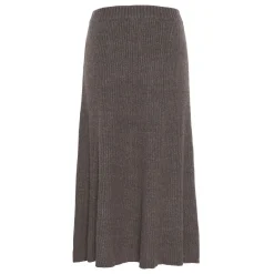 Ditta Ribbed Knit A-line Skirt Women Skirts