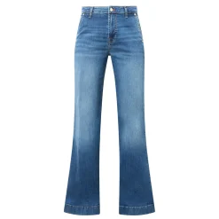 Online Dojo Modern Flared Leg Jeans Women Denim
