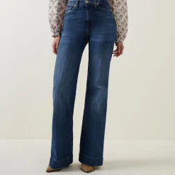 Clearance Dojo Modern Wide Leg Jeans Women Denim