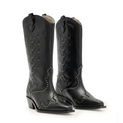 Discount Dolly Stud Knee-High Boots Women Boots