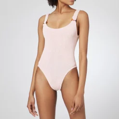 Hot Domino Crinkled Swimsuit Women Swimwear & Beachwear