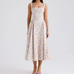Clearance Dorothy Floral Sundress Women Dresses
