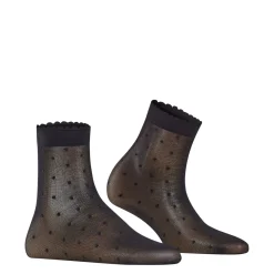 New Dot Socks Black Women Hosiery