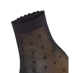 New Dot Socks Black Women Hosiery