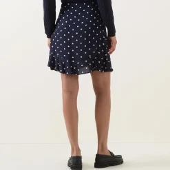 Best Dot Wrap Mini Skirt Women Skirts