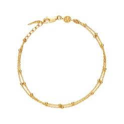 Online Double Bobble Chain Bracelet Women Bracelets
