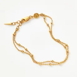 Online Double Bobble Chain Bracelet Women Bracelets