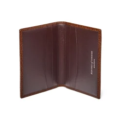 Discount Double Fold Grained Leather Cardholder Women Wallets