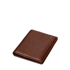 Discount Double Fold Grained Leather Cardholder Women Wallets