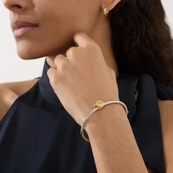Clearance Double Knot Hinged Bangle Women Bracelets