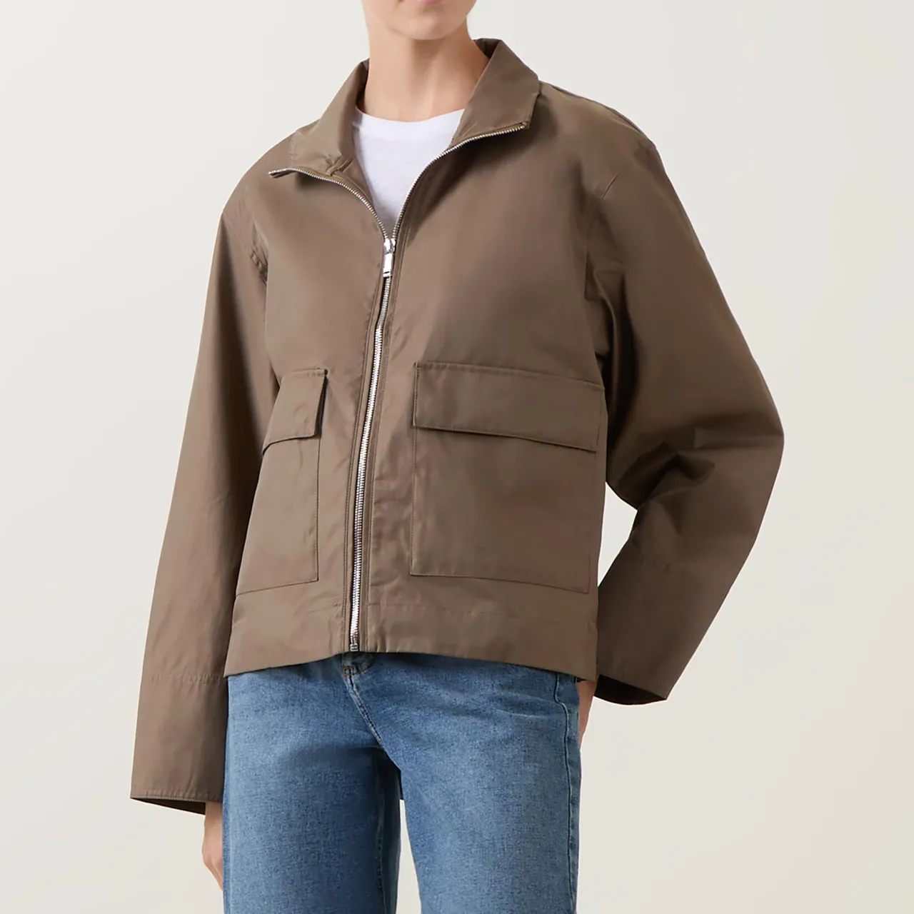 Best Double Pocket Casual Jacket Women Coats & Jackets