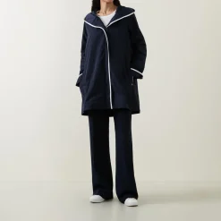 Discount Double-Breasted Hooded Coat Women Coats & Jackets