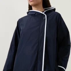 Discount Double-Breasted Hooded Coat Women Coats & Jackets