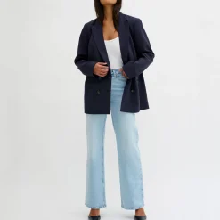 Discount Double-Breasted Tailored Blazer Women Coats & Jackets