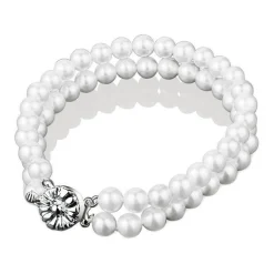 Online Double-Strand Pearl Bracelet Women Bracelets