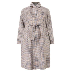 Sale Dovere Reversible Check Print Trench Coat Women Coats & Jackets