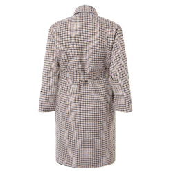 Sale Dovere Reversible Check Print Trench Coat Women Coats & Jackets