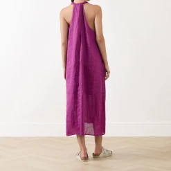 Outlet Drape Detailed Flare Dress Women Dresses