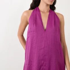Outlet Drape Detailed Flare Dress Women Dresses