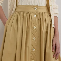 Outlet Draybe Button Skirt Women Skirts
