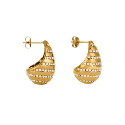 Sale Dual Radiance Dome Hoop Earrings Women Earrings