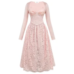 Best Duchess Lace Corset, Flared Skirt & Bolero Set Women Skirts
