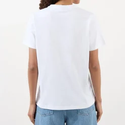 Online Duckie Print Logo T-Shirt Women Tops