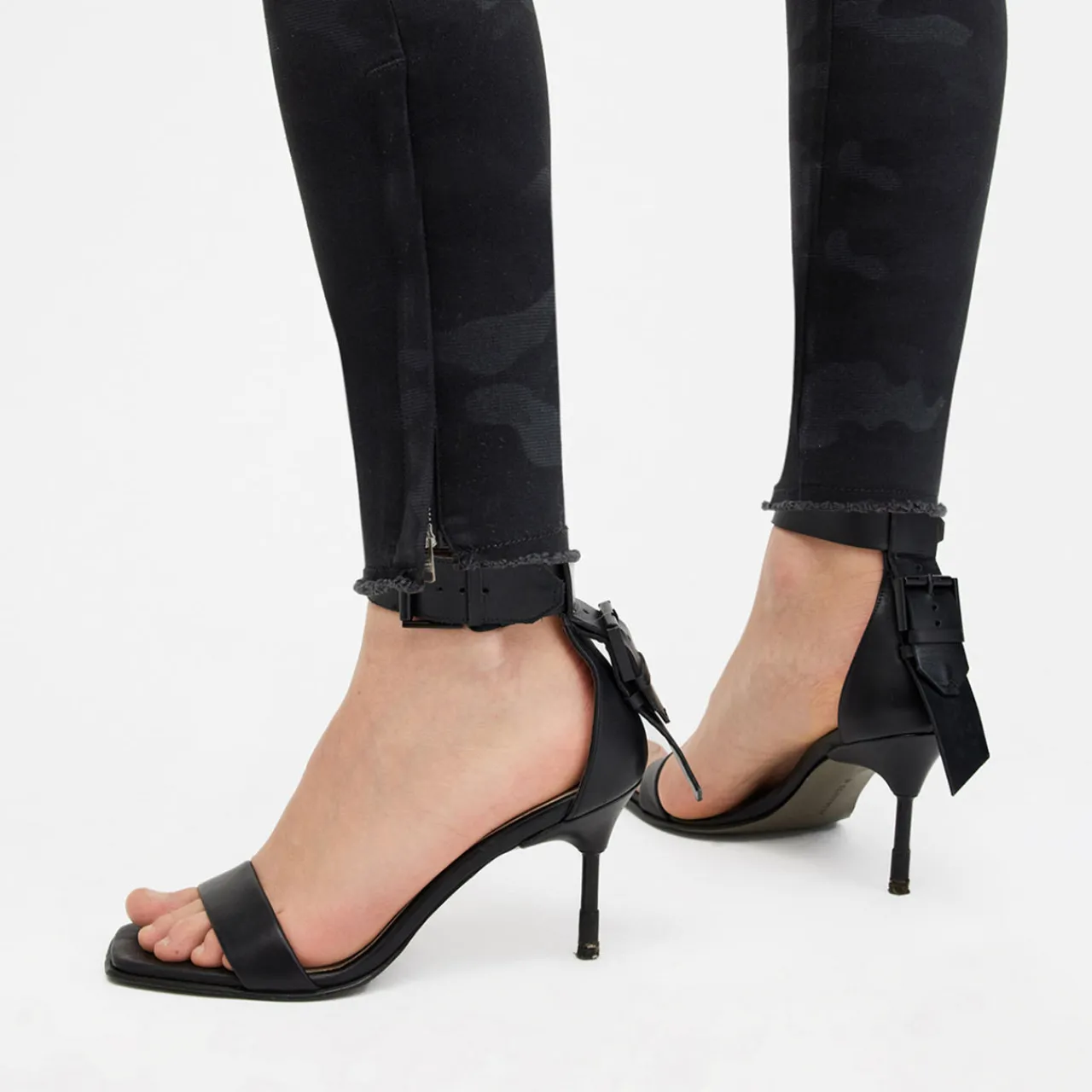Online Duran Camo Cargo Mid-Rise Skinny Jeans Women Denim