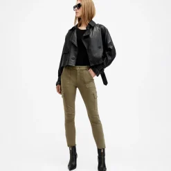 Sale Duran Mid-Rise Skinny Cargo Jeans Women Denim