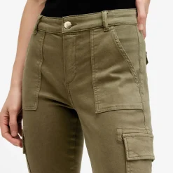 Sale Duran Mid-Rise Skinny Cargo Jeans Women Denim