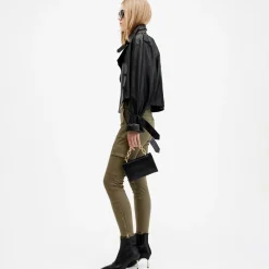 Sale Duran Mid-Rise Skinny Cargo Jeans Women Denim