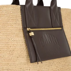 Best Easy Shopper Raffia Tote Bag Women Top Handle Bags|Tote Bags