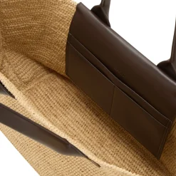 Best Easy Shopper Raffia Tote Bag Women Top Handle Bags|Tote Bags