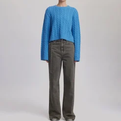 Hot Eba Cable Knit Sweater Women Sweaters & Cardigans