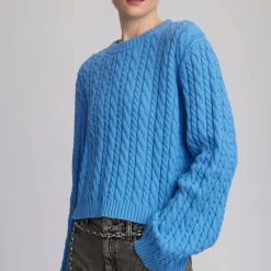 Hot Eba Cable Knit Sweater Women Sweaters & Cardigans