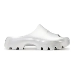 Clearance Eclipse Metallic Flatform Sliders Women Sandals