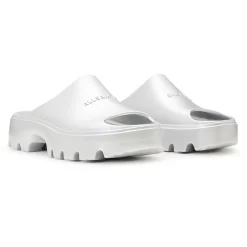 Clearance Eclipse Metallic Flatform Sliders Women Sandals