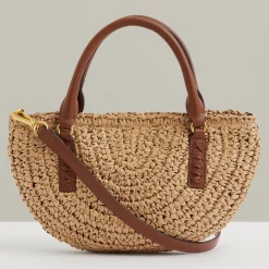 New Eden Raffia Woven Tote Bag Women Crossbody Bags|Tote Bags